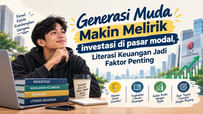 Generasi Muda Makin Melirik investasi di pasar modal^J Literasi Keuangan Jadi Faktor Penting